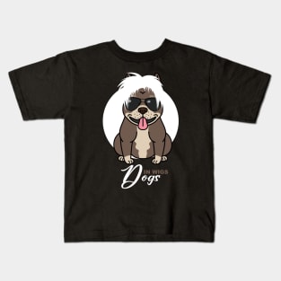 Dogs in Wigs Kids T-Shirt